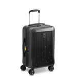 طقم ديلسي باريس كريستين، قطعتين، 55+82 سم، حقيبة صلبة، 4 عجلات مزدوجة، قابلة للتوسيع، مناسبة لكابينة السفر وتسجيل الوصول، لون أسود