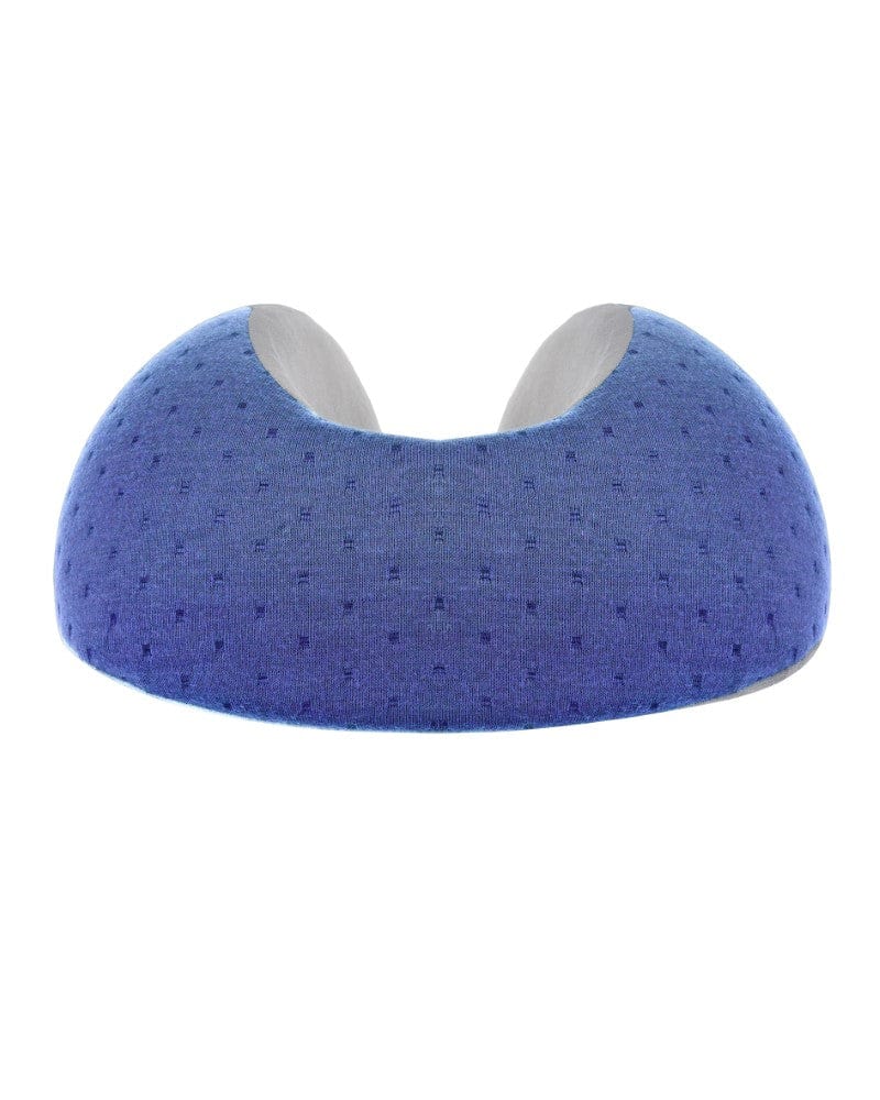 وسادة رقبة من إسفنج الذاكرة - أزرق فاتح