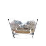 مجموعة ديملاج ريحان من 3 أوعية تقديم (ذهبي وأزرق)