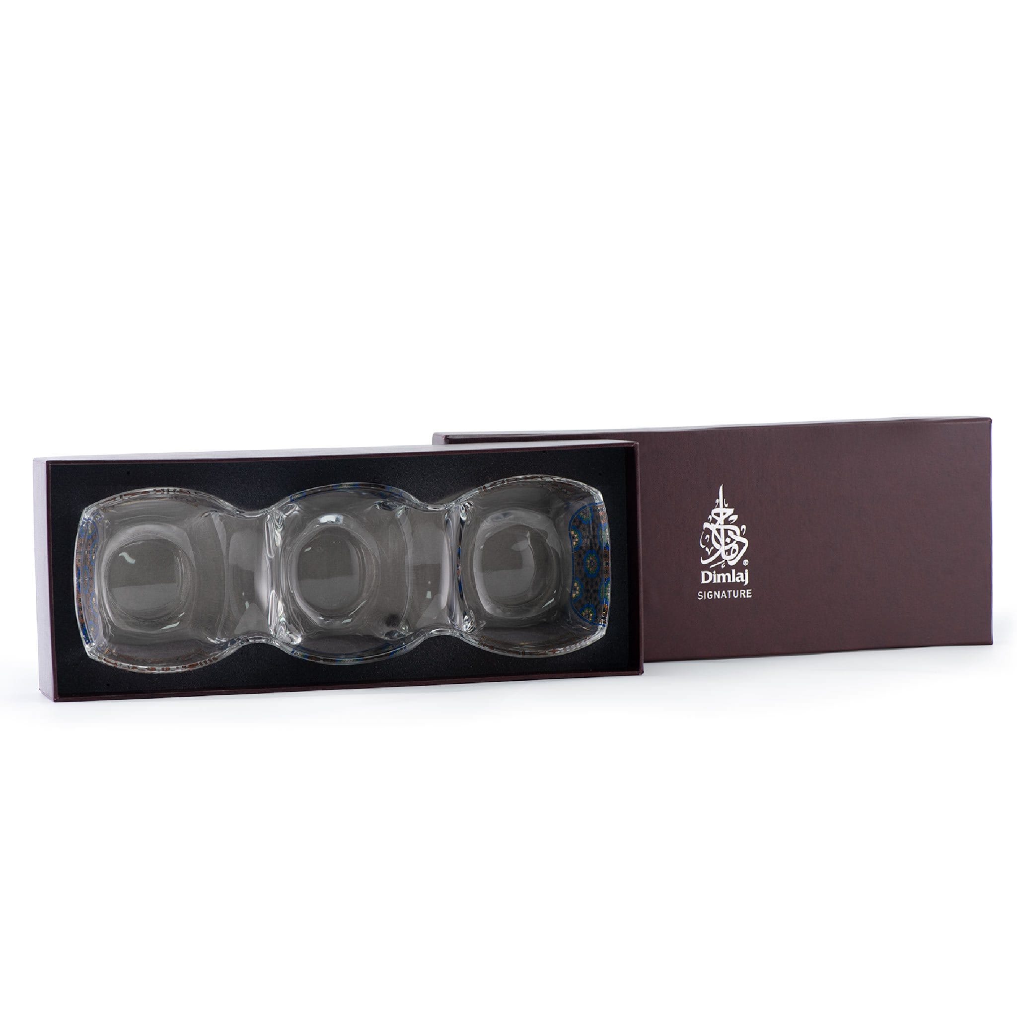 وعاء فاصل كبير من ديملاج ميلانج (ذهبي وبني)