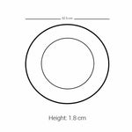 طبق شحن كبير من ديملاج ميلانج (بلاتيني وأزرق)