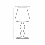 حامل شموع كبير من دملاج الثلث (منقوش)