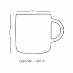 مجموعة أكواب دملاج ثلث من 6 قطع (محفورة)