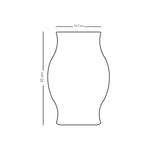 مزهرية دملاج سرور كبيرة (ذهبي)