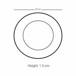 طبق شاحن كبير دملاج سرور (ذهبي)