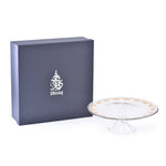 طبق كيك ذو قدم دملاج سرور (ذهبي)