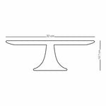 طبق كيك ذو قدم دملاج سرور (ذهبي)