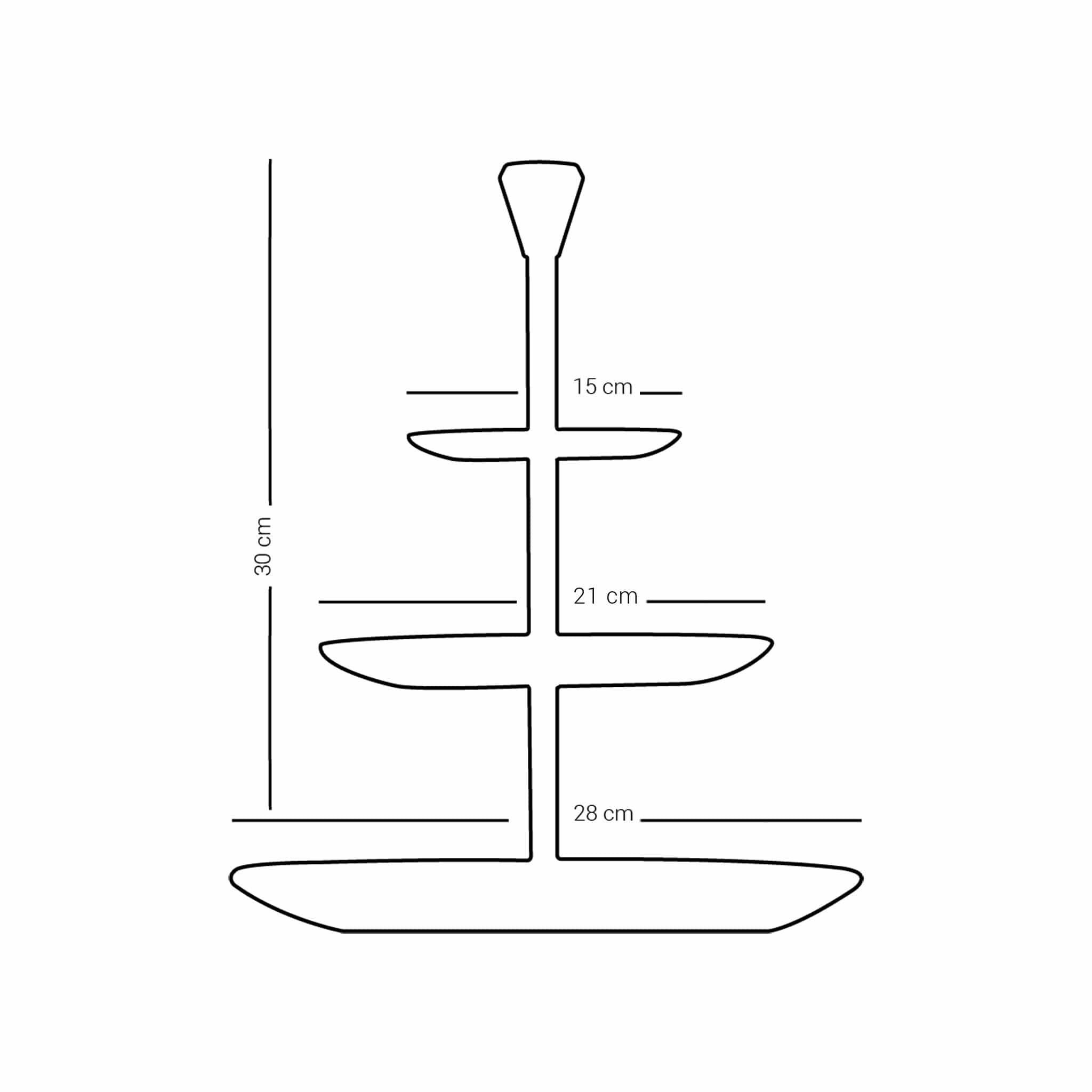 صينية دملاج سرور 3 طبقات (ذهبي)