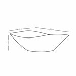 وعاء تقديم كبير من دملاج الثلث (منقوش)