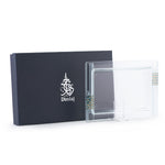 طبق تقديم مستطيل كبير من ديملاج أصالة (ذهبي وأخضر)