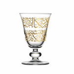 مجموعة ديملاج كريم من 6 قطع سيقان كأس (ذهبي)