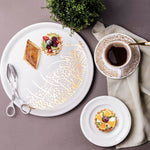 طبق شحن كبير من ديملاج كريم (ذهبي)