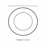 طبق شحن كبير من ديملاج كريم (ذهبي)