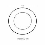 مجموعة أطباق ديملاج كريم، 6 قطع (ذهبي)