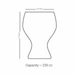 مجموعة ديملاج كريم من 6 قطع سيقان كأس (ذهبي)