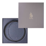 صينية تقديم كبيرة من ديملاج عاجية اللون بمقبض (ذهبي)