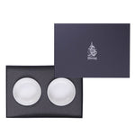 مجموعة ديملاج أصالة من قطعتين من أوعية التقديم (ذهبي وأخضر)