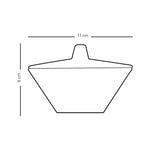 وعاء تقديم وغطاء ديملاج سرور (ذهبي)