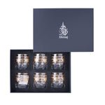 مجموعة ديملاج سرور من 6 أكواب قصيرة (ذهبية)