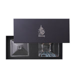 وعاء تقديم ديملاج أصالة مع غطاء (ذهبي وأخضر)