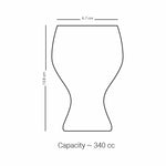 مجموعة ديملاج كريم من 6 قطع سيقان كأس (بلاتينيوم)