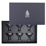 مجموعة ديملاج كريم من 6 أكواب آيس كريم (بلاتينيوم)