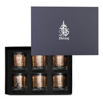 مجموعة ديملاج شفا من 6 قطع أكواب قصيرة (ذهبي)