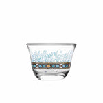 مجموعة ديملاج ورود من 6 فناجين قهوة (ذهبي وأخضر)