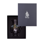 إبريق ورود كريستالي بمقبض من ديملاج (ذهبي وأخضر)