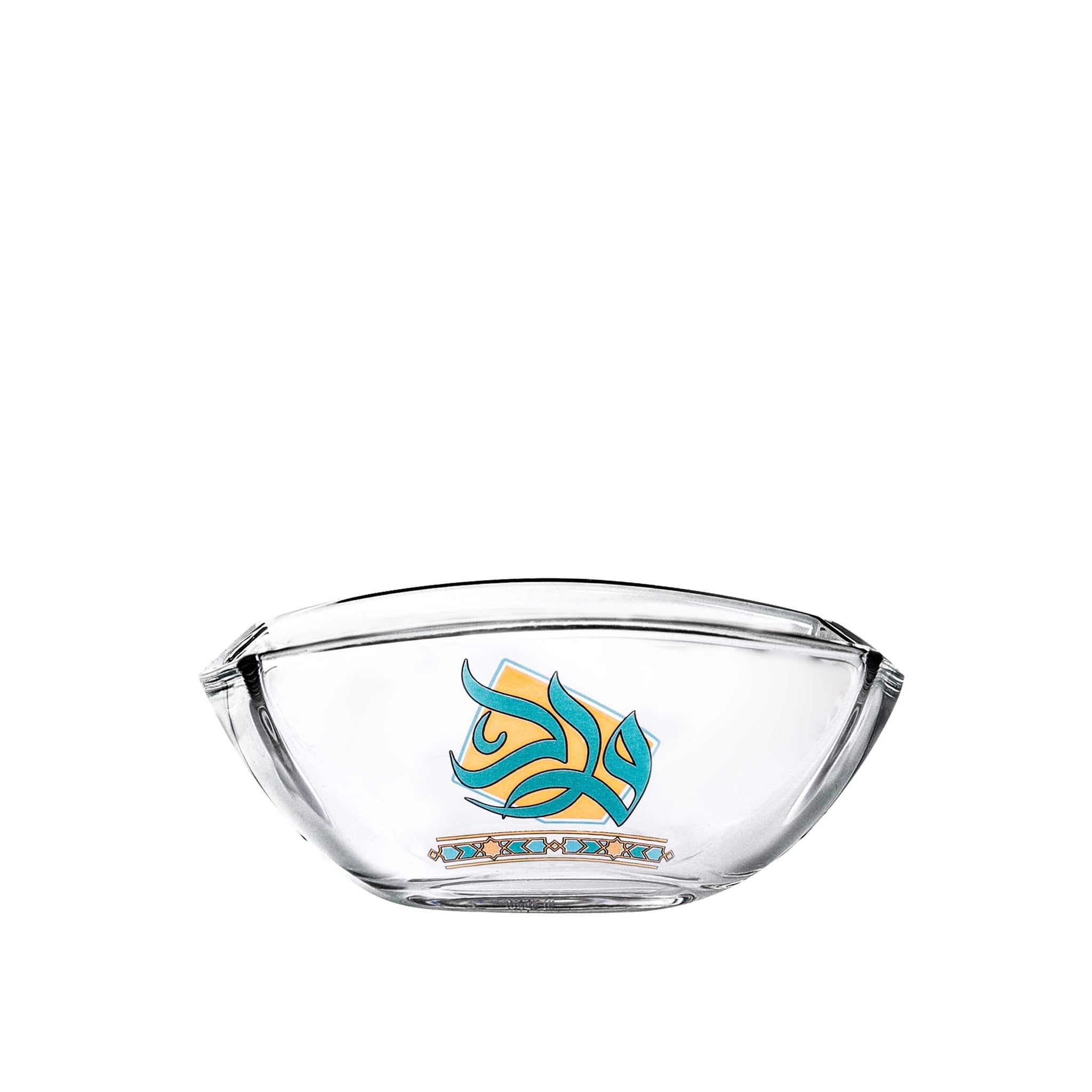 مجموعة ديملاج ورود من 4 قطع أوعية تقديم (ذهبي وأخضر)