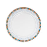 مجموعة ديملاج ورود من 3 أطباق بورسلين (ذهبي وأخضر)