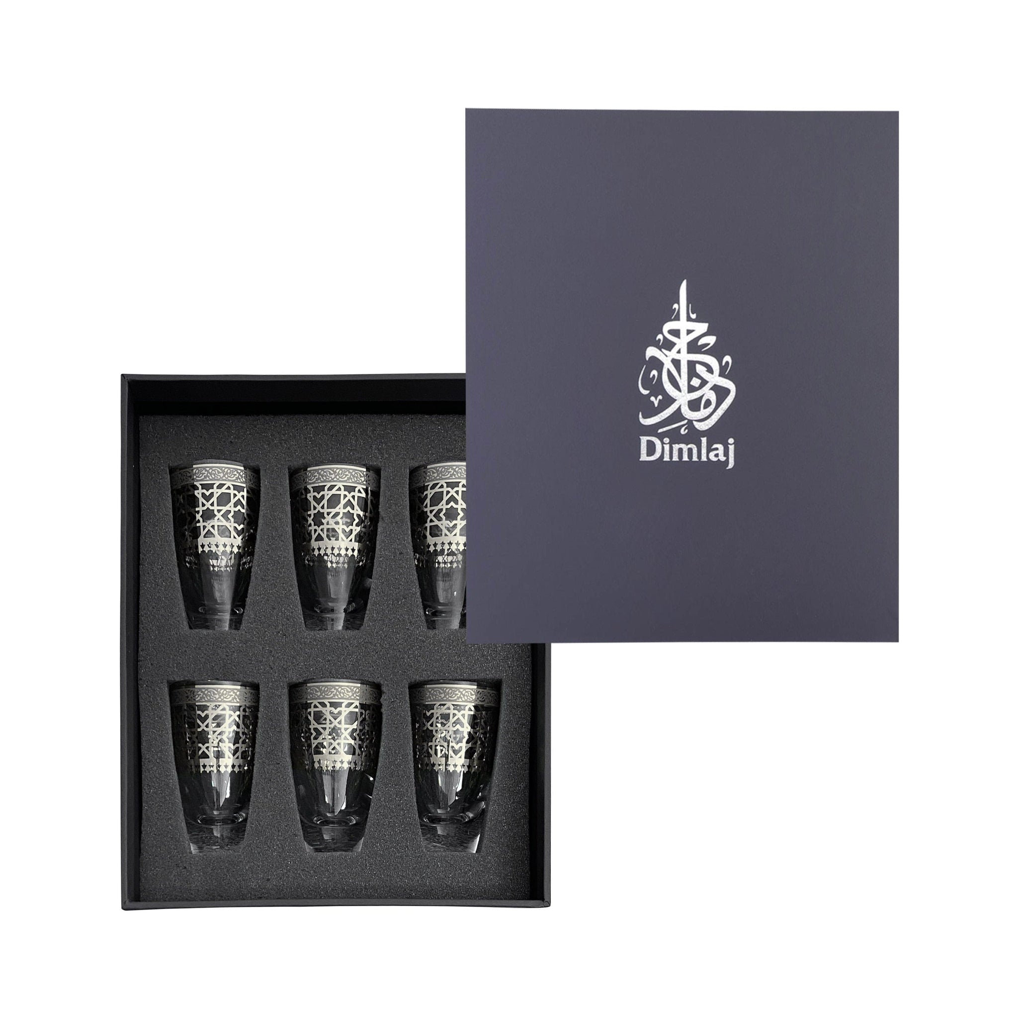 مجموعة زمزم قرطبة من ديملاج، 6 قطع (بلاتينيوم)