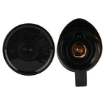 قارورة فيسمان المعزولة بالفراغ، سعة 1000 مل، لون أسود مع بطانة زجاجية وردية