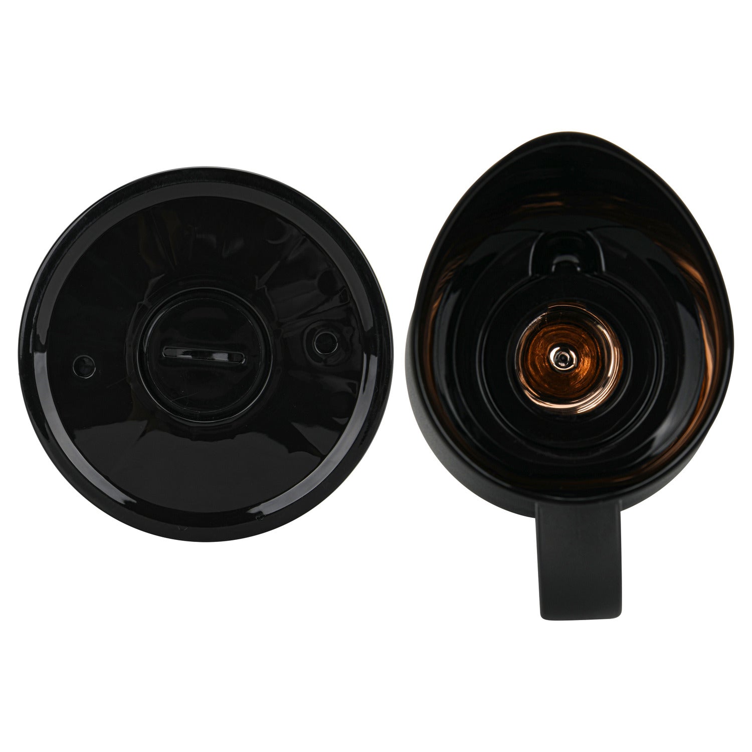 قارورة فيسمان المعزولة بالفراغ، سعة 1000 مل، لون أسود مع بطانة زجاجية وردية