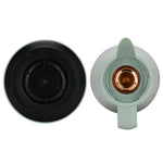 قارورة فيسمان المعزولة بالفراغ سعة 1000 مل، خضراء مع بطانة زجاجية وردية اللون