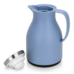 قارورة فيسمان المعزولة بالتفريغ، سعة 1000 مل، لون بنفسجي مع بطانة زجاجية وردية