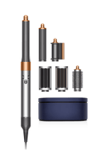 جهاز تصفيف الشعر متعدد الاستخدامات من دايسون إير راب، لون نيكل لامع ونحاس غني، للشعر الطويل الكامل