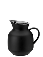 إبريق شاي مفرّغ من الهواء من ستيلتون أمفورا، سعة 1 لتر، أسود ناعم 222-1