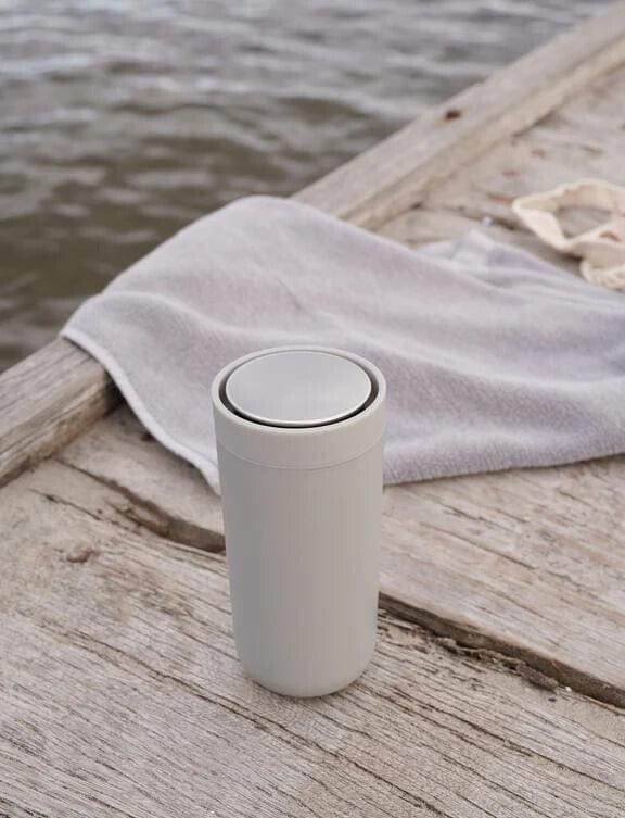 Stelton To-Go Click vacuum insulated cup 0.4 L soft light grey 685-13
