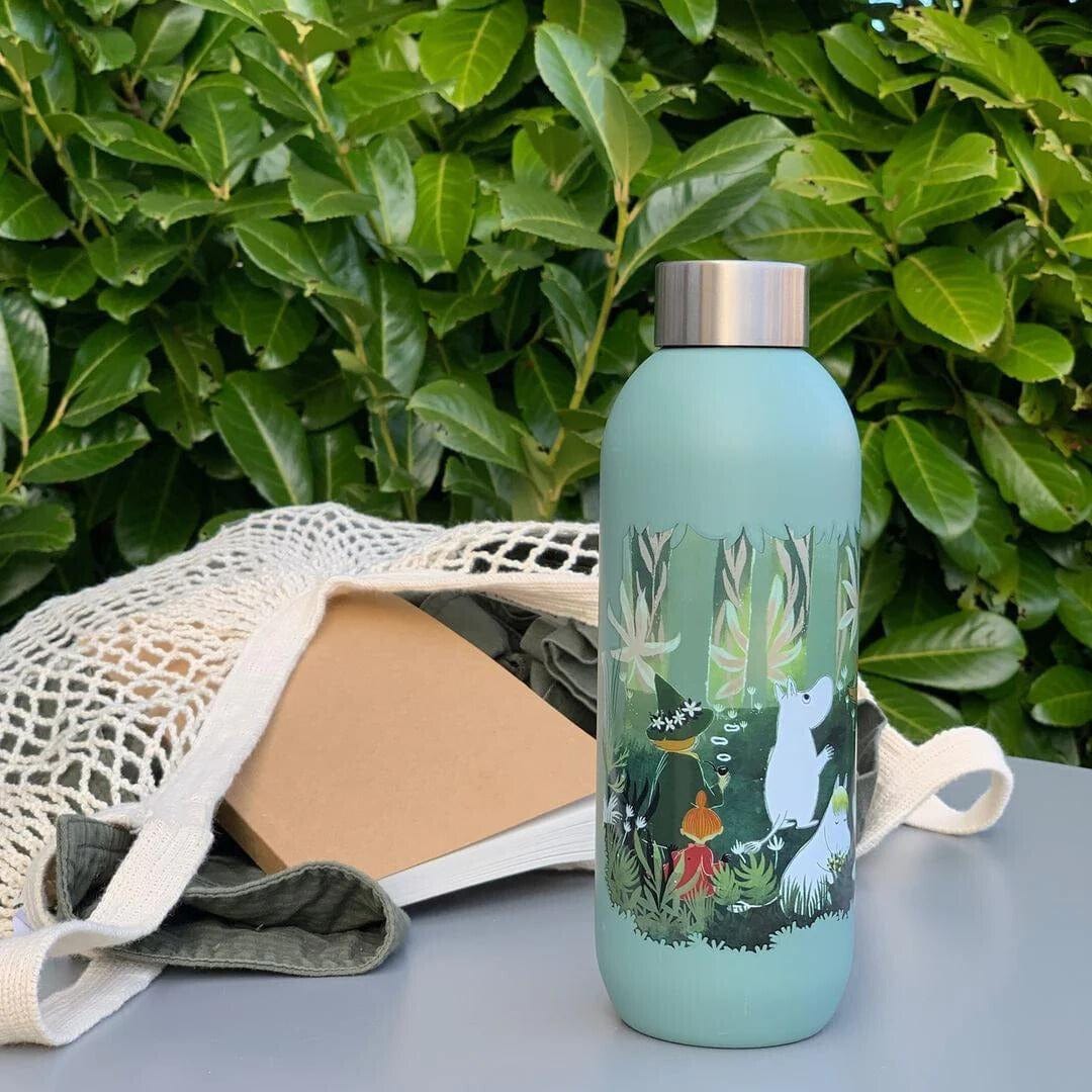 Stelton Keep Cool drinking bottle 0.75 L dusty green Moomin 1372-3