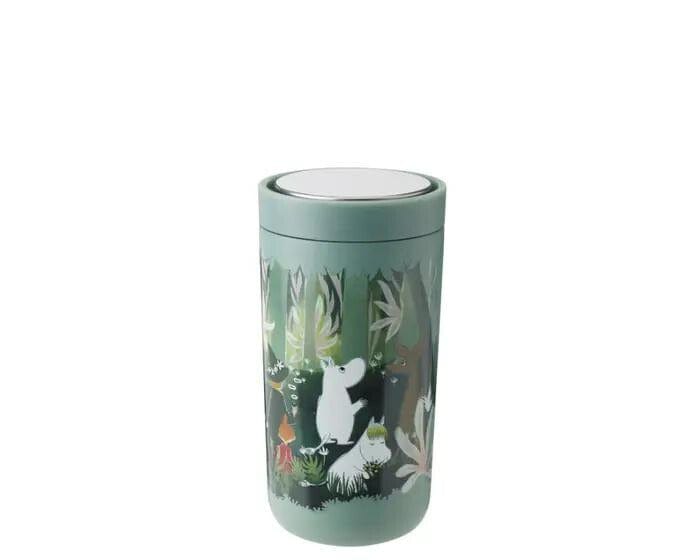 Stelton To Go Click d. steel, 0.2 L soft dusty green - Moomin 1370-3