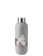 Stelton Keep Cool drinking bottle 0.75 L light grey Moomin 1372-4