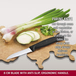 طقم سكاكين تقشير فيكتورينوكس سويس كلاسيك، 3 قطع، أسود - 6.7113.3