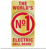 شواية جورج فورمان متوسطة الحجم من الفولاذ، رمادية اللون، 1650 واط - 25041