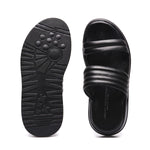 صندل جون ريتشاردو للرجال باللون الأسود - 2872-1