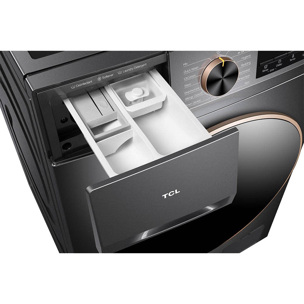 غسالة ملابس TCL تحميل أمامي سعة 10 كجم