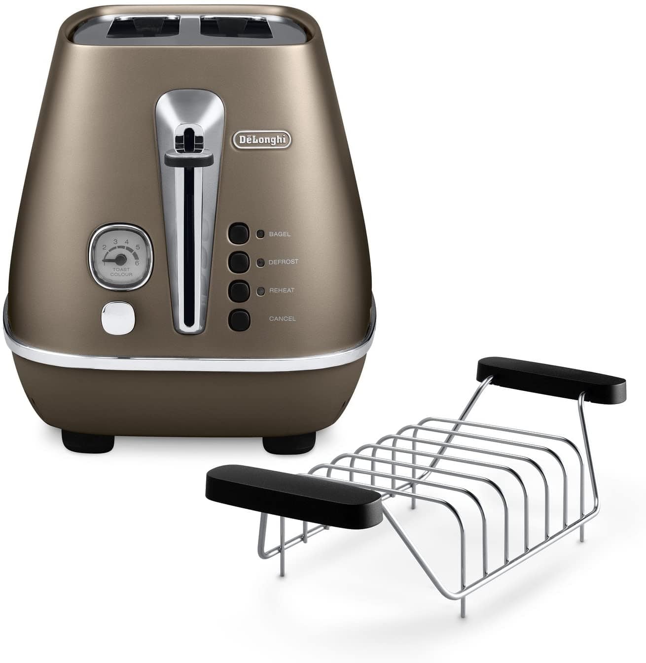 De'Longhi Distinta Toaster With Bun Warming CTI2103.BZ+BUN WARMING - Jashanmal Home