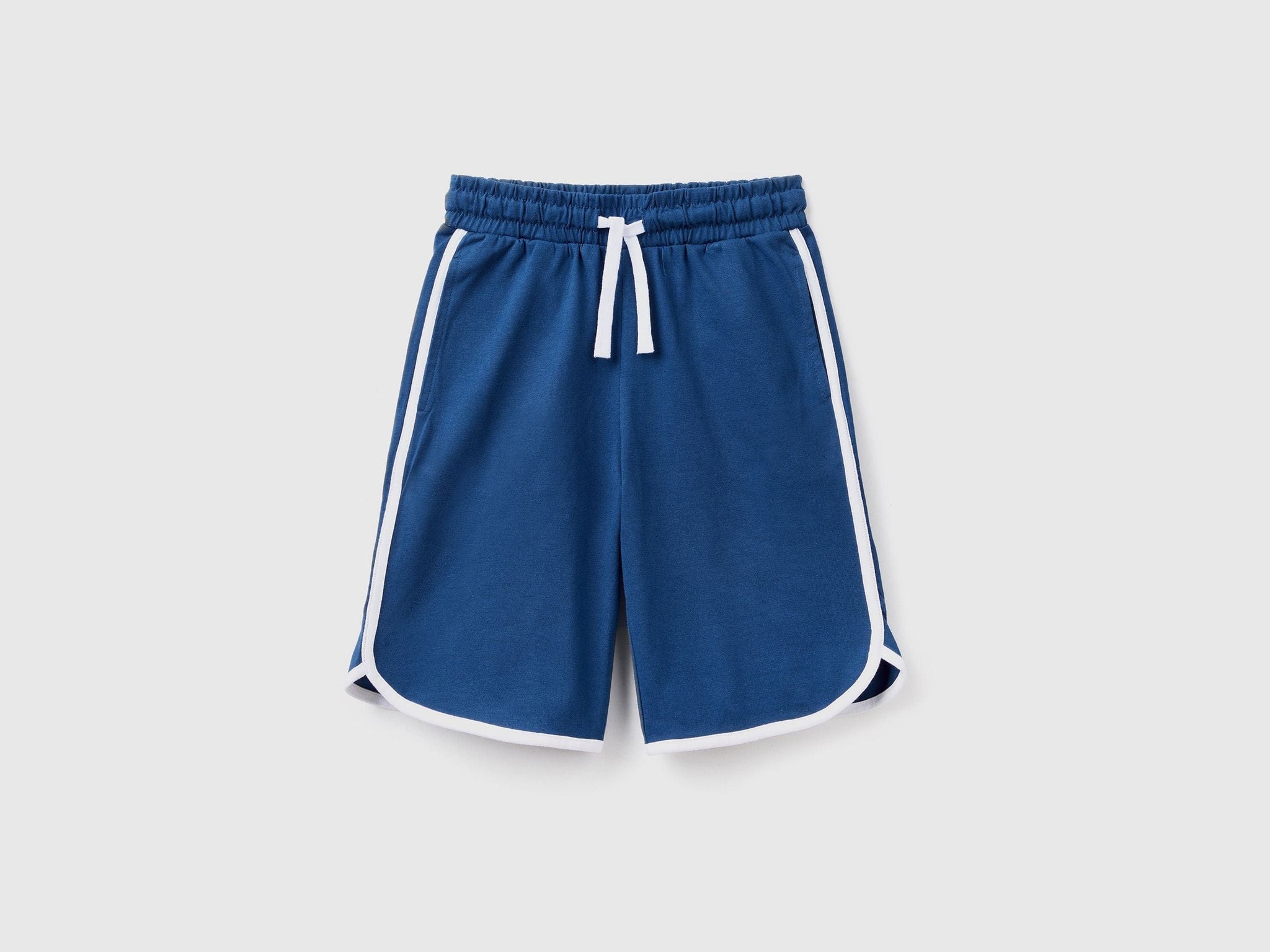 Basketball-style bermudas with drawstring