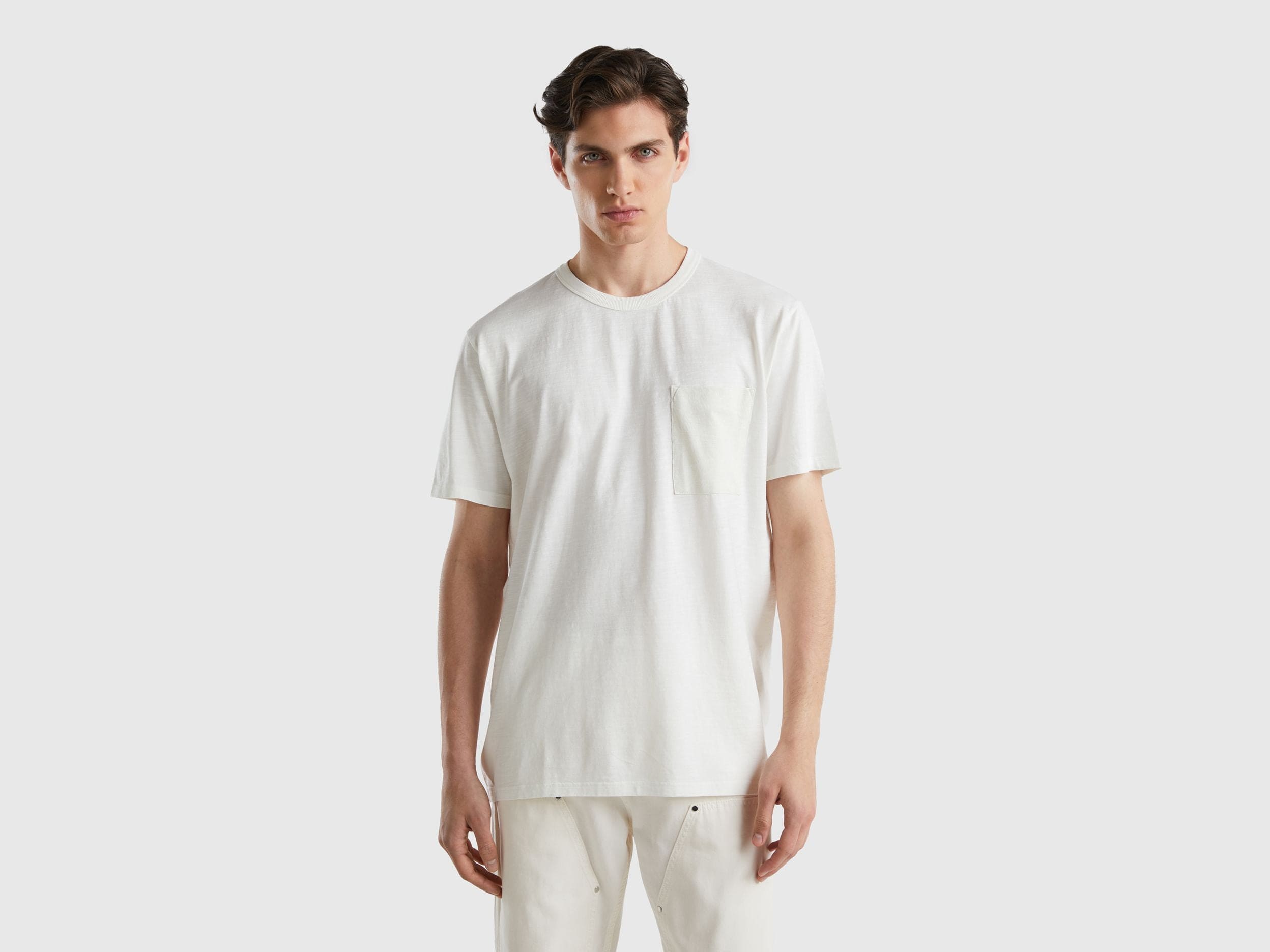 T-shirt with printed pocket