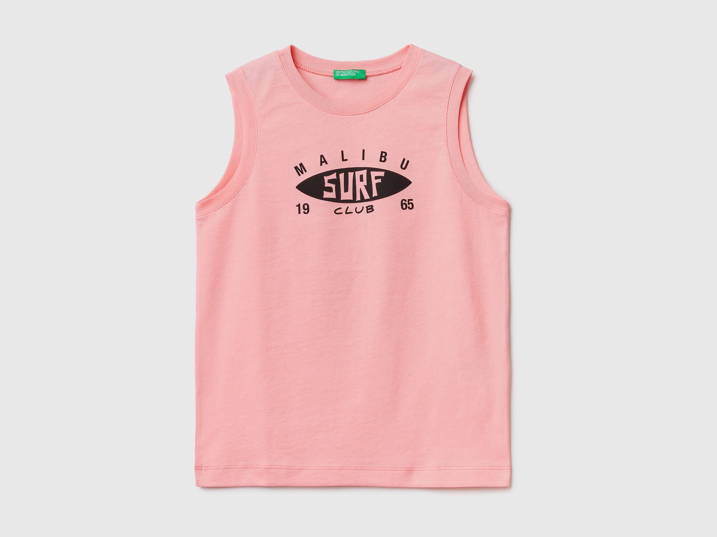 Tank top with text print